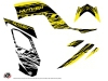 Kit Déco Quad Eraser Fluo Yamaha 700 Raptor Jaune