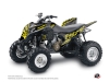 Honda 700 TRX ATV Eraser Fluo Graphic Kit Yellow