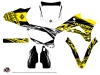 Kawasaki 85 KX Dirt Bike Eraser Fluo Graphic Kit Yellow