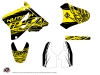 Kit Déco Moto Cross Eraser Fluo Suzuki 85 RM Jaune LIGHT