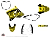 Suzuki 85 RM Dirt Bike Eraser Fluo Graphic Kit Yellow