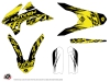 KTM 85 SX Dirt Bike Eraser Fluo Graphic Kit Yellow LIGHT