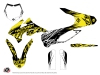 KTM 85 SX Dirt Bike Eraser Fluo Graphic Kit Yellow