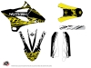 Yamaha 85 YZ Dirt Bike Eraser Fluo Graphic Kit Yellow LIGHT