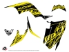 Kit Déco Quad Eraser Fluo Yamaha 90 Raptor Jaune