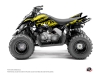 Kit Déco Quad Eraser Fluo Yamaha 90 Raptor Jaune