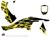 Can Am DS 450 ATV Eraser Fluo Graphic Kit Yellow