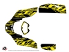 Can Am DS 650 ATV Eraser Fluo Graphic Kit Yellow