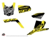 Suzuki King Quad 400 ATV Eraser Fluo Graphic Kit Yellow