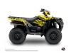 Kit Déco Quad Eraser Fluo Suzuki King Quad 500 Jaune