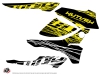 Honda Rancher 420 ATV Eraser Fluo Graphic Kit Yellow