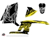 Polaris Scrambler 500 ATV Eraser Fluo Graphic Kit Yellow