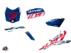 Kit Déco Quad Eraser Suzuki King Quad 400 Bleu Rouge