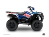 Suzuki King Quad 750 ATV Eraser Graphic Kit Blue Red
