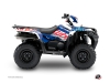 Suzuki King Quad 750 ATV Eraser Graphic Kit Blue Red