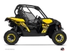 Can Am Maverick UTV Eraser Graphic Kit Yellow