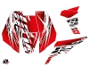 Can Am Maverick UTV Eraser Graphic Kit Red White