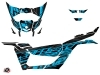 Can Am Maverick X3 UTV Eraser Graphic Kit Black Blue