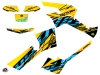 Can Am Outlander 500-650-800 XTP ATV Eraser Graphic Kit Yellow Blue