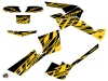 Kit Déco Quad Eraser Can Am Outlander 500-650-800 XTP Jaune Noir
