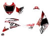 Polaris Outlaw 450 ATV Eraser Graphic Kit Red White