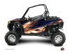 Kit Déco Portes Origine Polaris Eraser SSV Polaris RZR 570/800/900 2008-2014 Bleu Orange