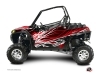 Kit Déco Portes Origine Polaris Eraser SSV Polaris RZR 570/800/900 2008-2014 Rouge Blanc