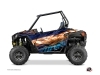 Graphic Kit Doors Origin Eraser UTV Polaris RZR 900S/1000/Turbo 2015-2017 Blue Orange