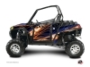 Kit Déco Portes Suicide Pro Armor Eraser SSV Polaris RZR 570/800/900 2008-2014 Bleu Orange