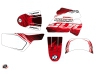 Kit Déco Moto Cross Eraser Yamaha PW 50 Rouge Blanc