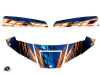 Polaris Ranger 570 UTV Eraser Graphic Kit Blue Orange