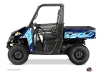 Polaris Ranger 900 XP UTV Eraser Graphic Kit Blue