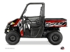 Polaris Ranger 900 XP UTV Eraser Graphic Kit Red White