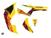 Can Am Renegade ATV Eraser Graphic Kit Yellow Red