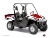 Yamaha Rhino UTV Eraser Graphic Kit Red White