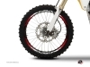 Graphic Kit Wheel decals Dirt Bike Eraser Red White