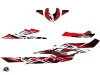Seadoo RXT-GTX Jet-Ski Eraser Graphic Kit Red White