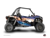 Kit Déco SSV Eraser Polaris RZR 1000 Bleu Orange