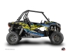 Polaris RZR 1000 UTV Eraser Graphic Kit Neon Blue