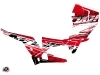 Polaris RZR 1000 UTV Eraser Graphic Kit Red White