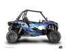 Polaris RZR 1000 Turbo UTV Eraser Graphic Kit Blue