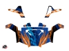 Polaris RZR 570 UTV Eraser Graphic Kit Blue Orange