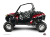 Polaris RZR 570 UTV Eraser Graphic Kit Red White