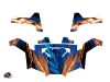 Kit Déco SSV Eraser Polaris RZR 800 Bleu Orange