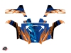 Kit Déco SSV Eraser Polaris RZR 800 S Bleu Orange