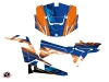 Polaris RZR 900 S UTV Eraser Graphic Kit Blue Orange