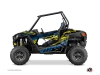 Polaris RZR 900 S UTV Eraser Graphic Kit Neon Blue