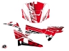 Polaris RZR 900 S UTV Eraser Graphic Kit Red White