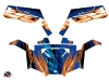 Kit Déco SSV Eraser Polaris RZR 900 XP Bleu Orange