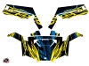 Polaris RZR 900 XP UTV Eraser Graphic Kit Neon Blue